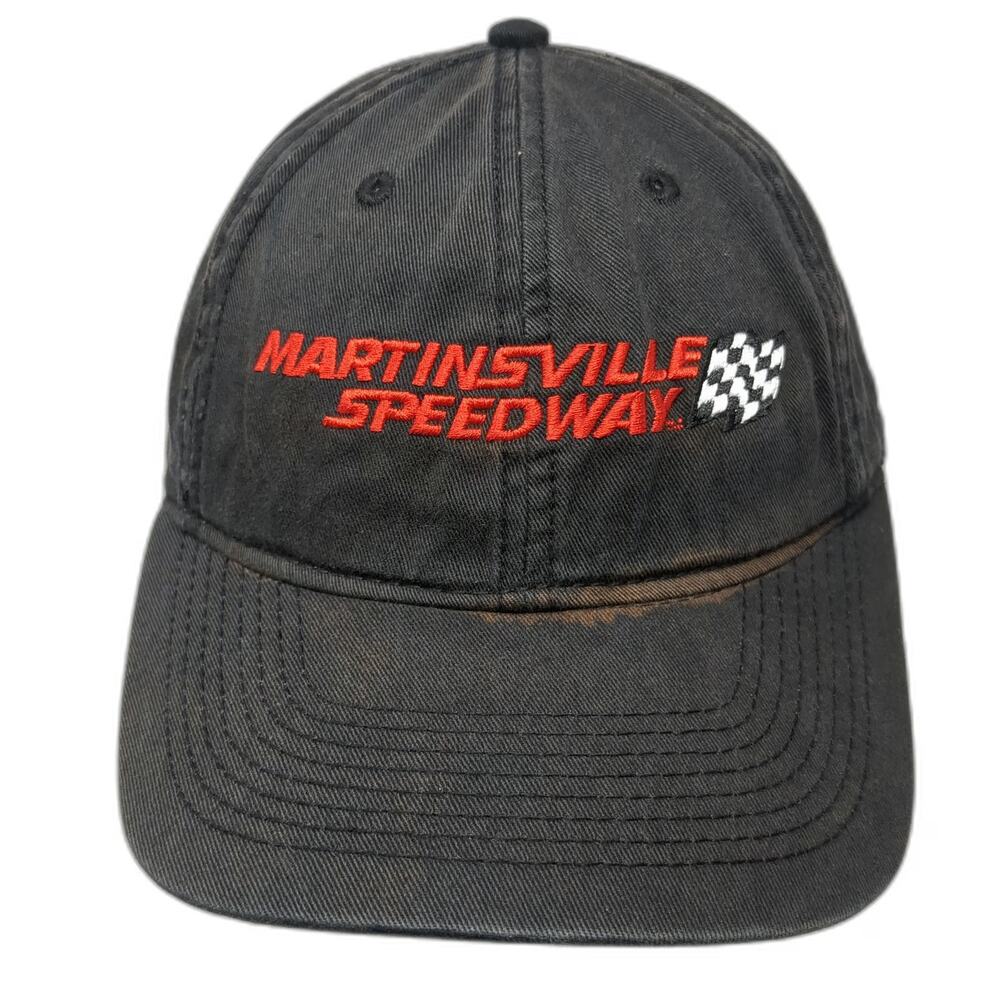 ISC Motorsports Martinsville Speedway Racing Baseball Cap Black One Size Hat
